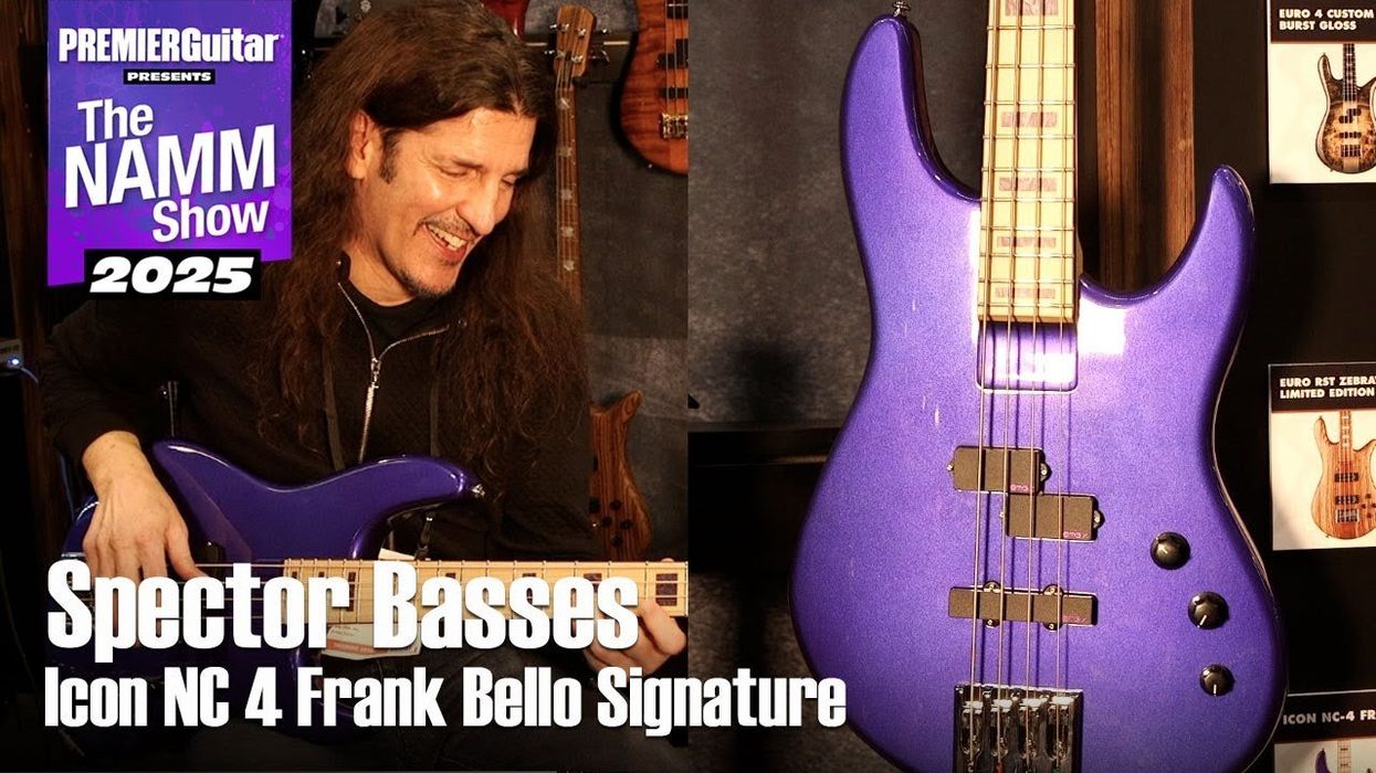 Spector Basses Icon NC-4 Frank Bello Signature | NAMM 2025