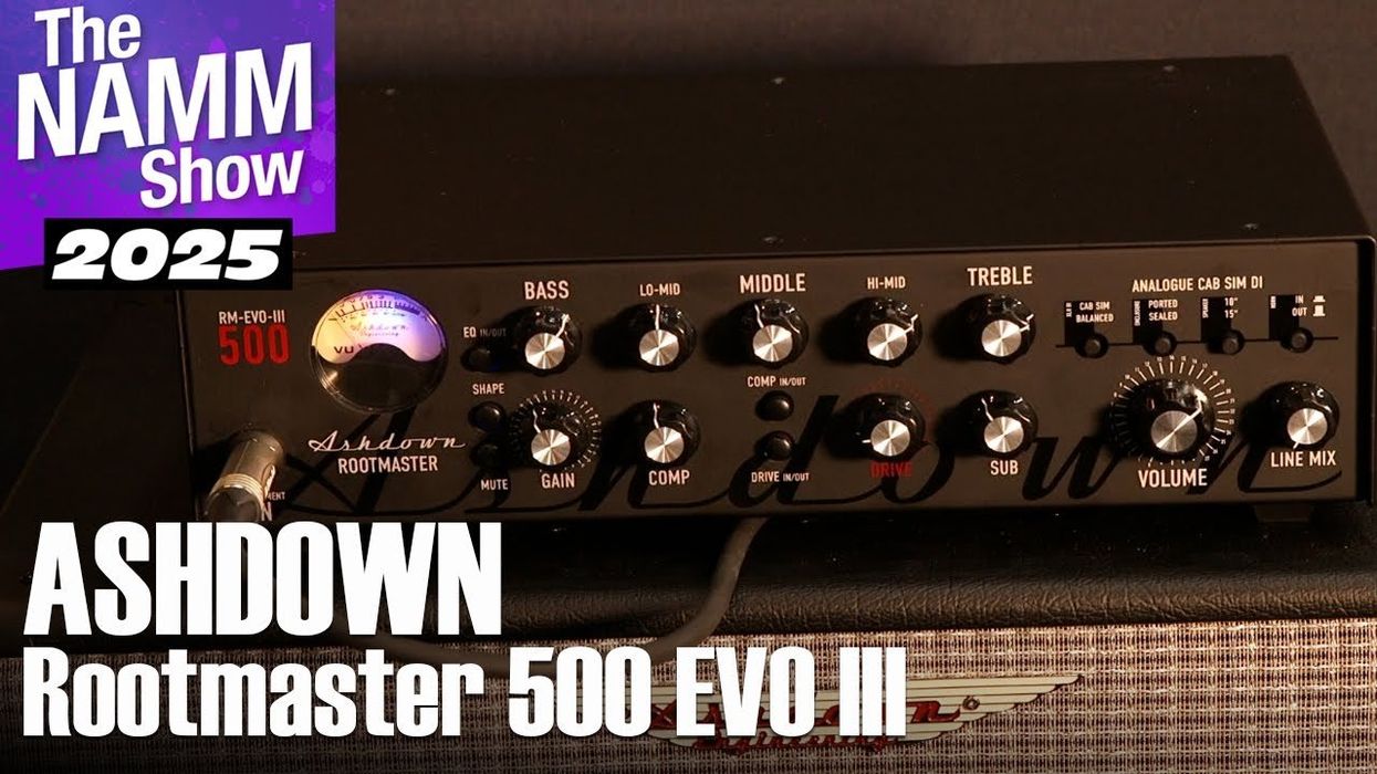 Ashdown RM EVO III 500 Rootmaster | NAMM 2025