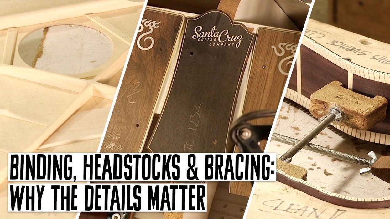 How Binding, Headstocks & Internal Bracing Impacts Tone with Richard Hoover