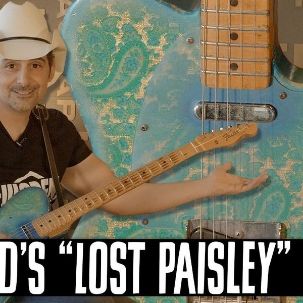Brad Paisley Unveils New Fender āLost Paisleyā Signature Telecaster in Nashville