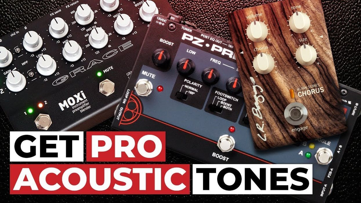 4 Pedals For Pro Acoustic Tones