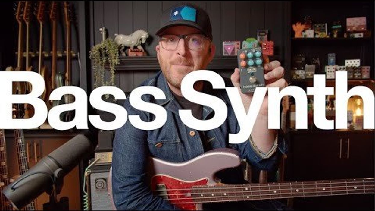 MXR Bass Synth Serves Up Intergalactic Grooves & Vintage Analog-Style Vibes