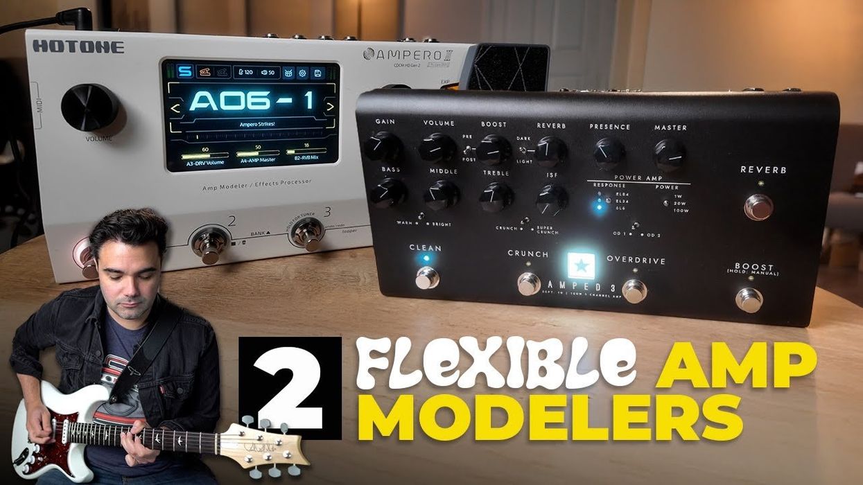 Touchscreen Or Classic Controls? Blackstar and Hotone Amp Modeler Demos