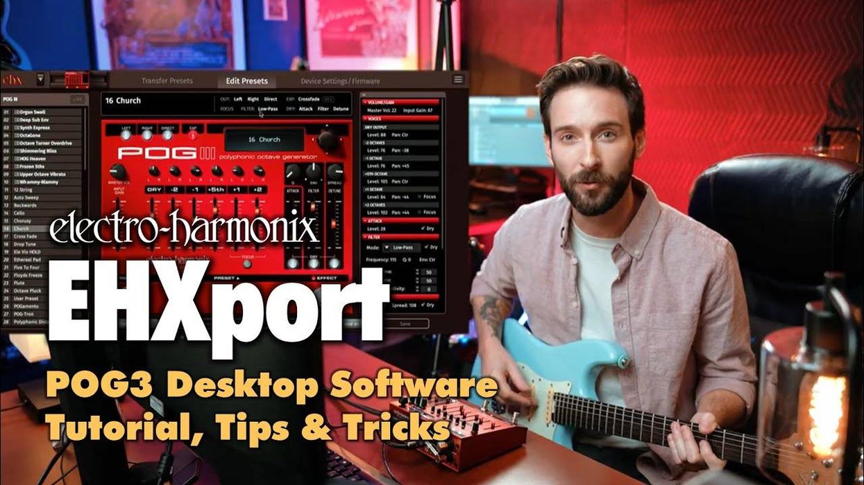 Electro-Harmonix EHXport App for POG3