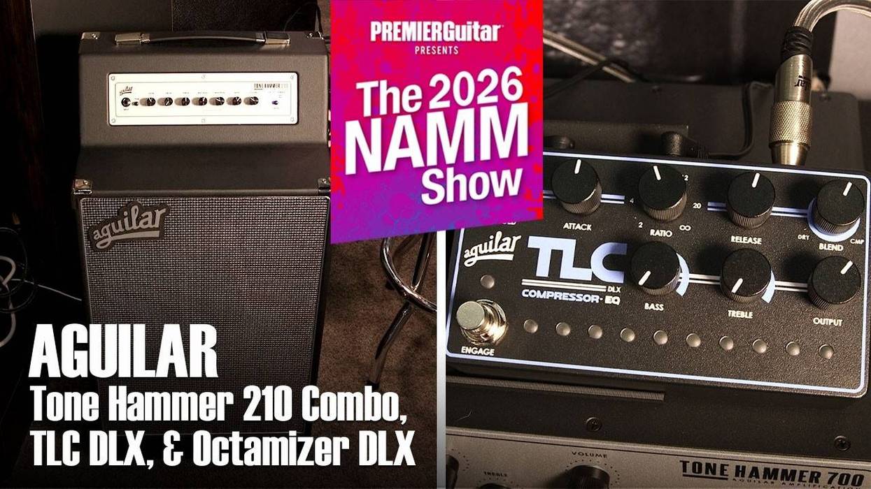 Aguilar Unveils Tone Hammer 210 Combo and New Pedals | NAMM 2026