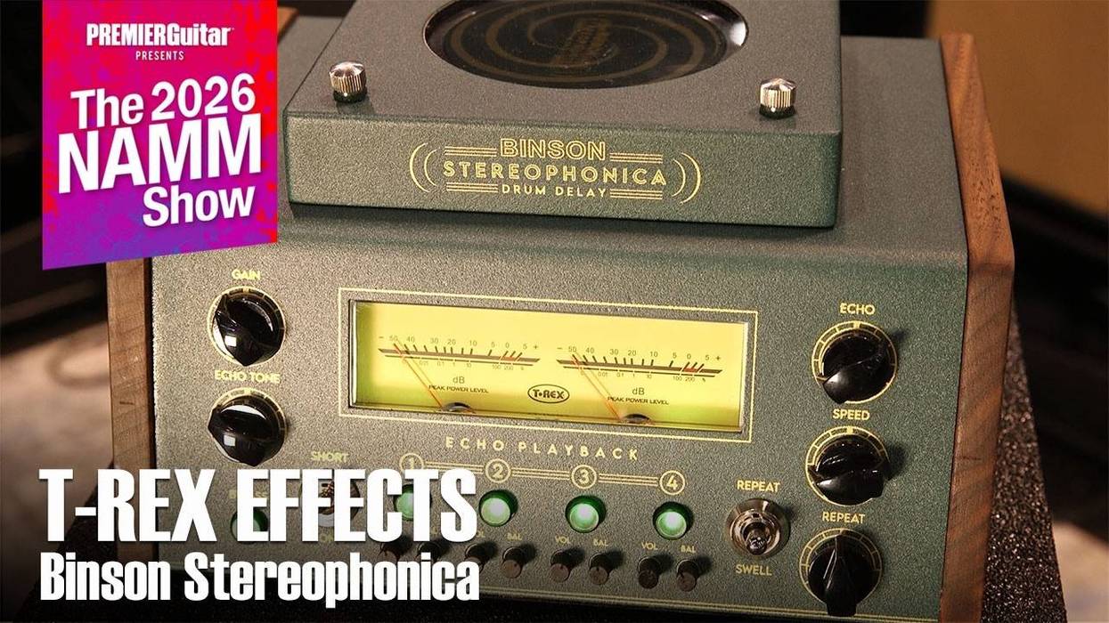 T-Rex Binson Stereophonica Drum Delay | NAMM 2026