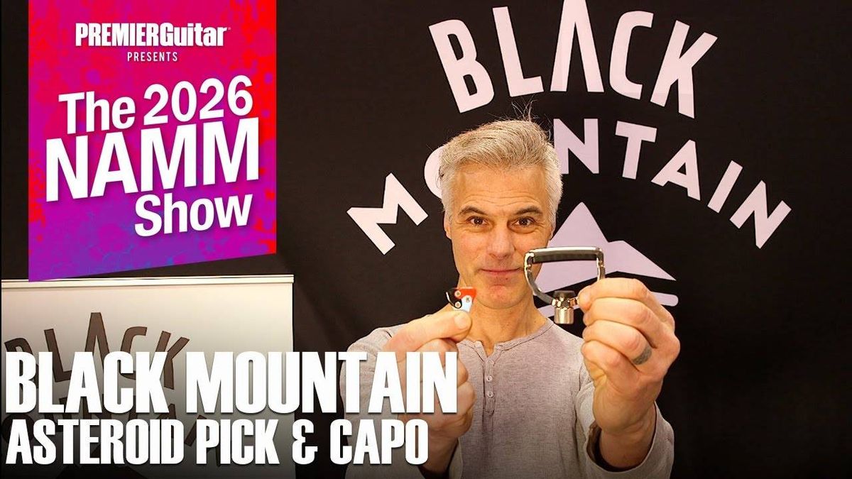 Black Mountain Asteroid Pick, Capo & Thumb Pick | NAMM 2026