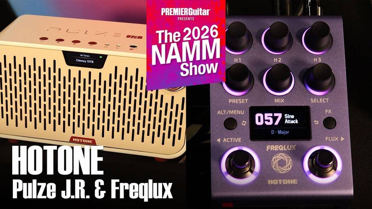 Hotone Pulze Jr, Pulze Mini & Freqlux | NAMM 2026