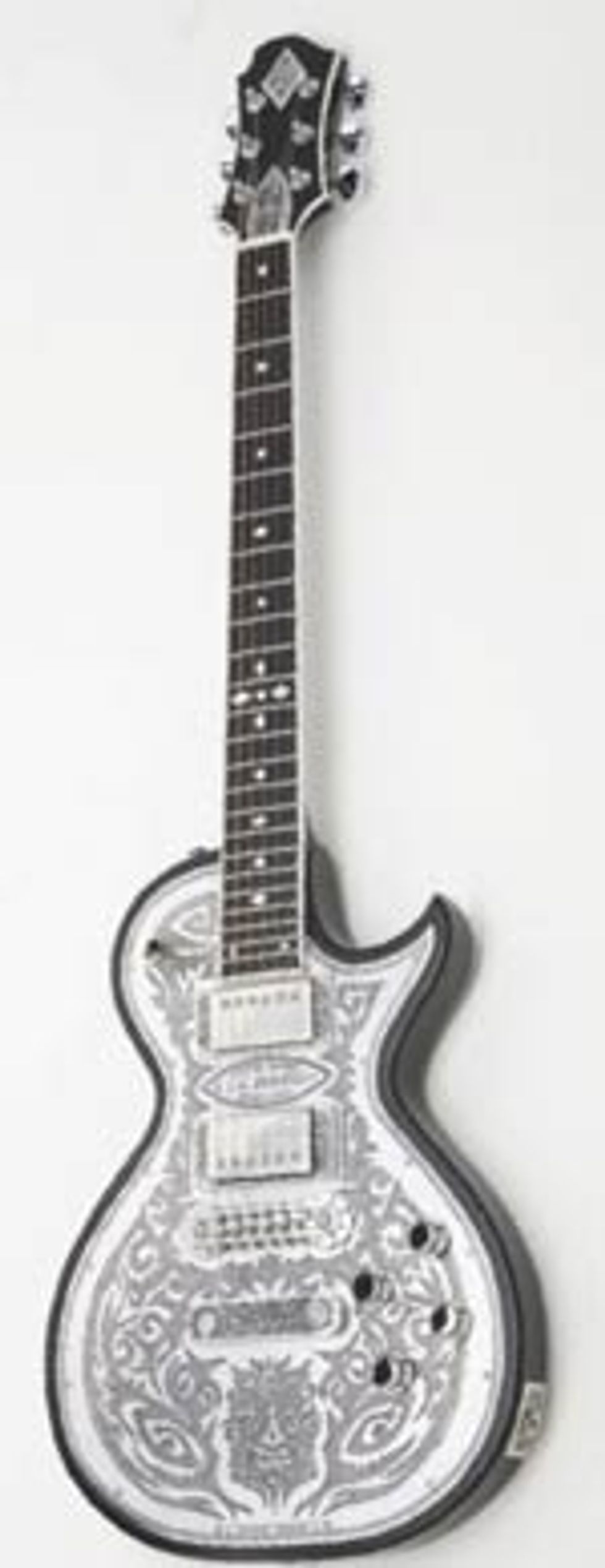 Zemaitis Tribal Tattoo Guitar